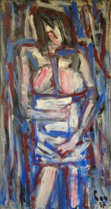 Nude 2, TranLuu Hau 80x150,acrylic on canvas,2007
