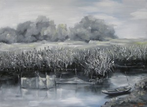 1.Boats_in_the_river#4,80x110,2010,oiloncanvas