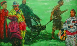 Race Team,150 x 250 cm,2009
