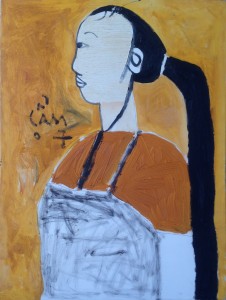 Young Lady,60x80cm,2007,oil on canvas