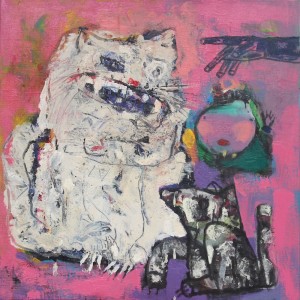 cruel-cat-80x80cm2016