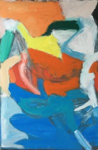 4.Cân bằng với gia đình #4, 98x148cm,acrylicon canvas,2018