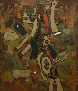 Legends,2009, oil on plywood,69.2x60cm