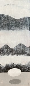 Landscape #1 (small), 54.5x20cm, acrylic on canvas, 2022