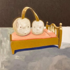 Elaphe Longissimax2, 150x150cm, oil on canvas 2022