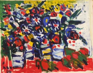 Flowers, 80x100cm, acrylic on canvas, 2006